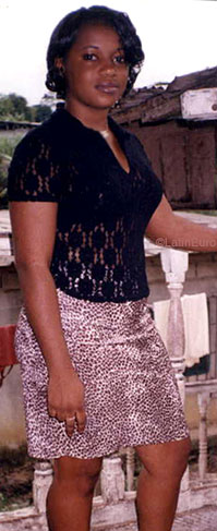 Date this attractive Gabon girl Agathta from  A9827