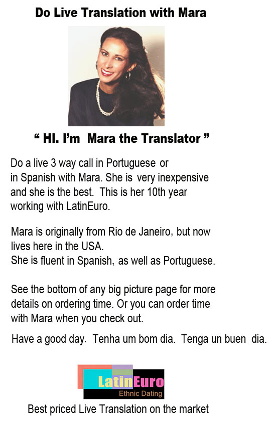 Date this delightful Brazil girl BR3766 from Live Translation BR3766