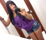 happy Dominican Republic girl Lisania from Santiago De Los Caballeros DO8267