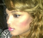 happy Dominican Republic girl Deyanira jimene from San Cristobal DO11725