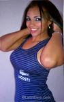 athletic Dominican Republic girl Milagros from Santiago DO18396