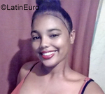 happy Dominican Republic girl Erika from San Francisco de Marcoris DO35693
