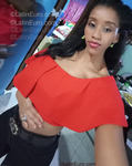 happy Venezuela girl Victoria from Santiago De Los Caballeros DO55011